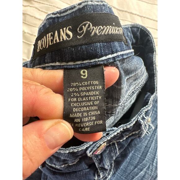 ZCO Jeans Premium Women's Bootcut Jeans Size 9 - 33" Inseam - 2000's Dark Wash - Picture 11 of 11